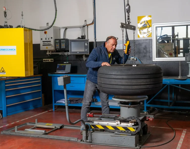 Gianluca Pinza in Officina Aermeccanica Gianluca Pinza in Officina Aermeccanica